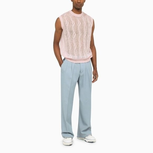AMIRI Other - Amiri Double Pleated Trousers in Baby Blue 50 New Mens Dress Slacks Pants